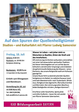 Banner Auf den Spuren der Quellenheiligtümer