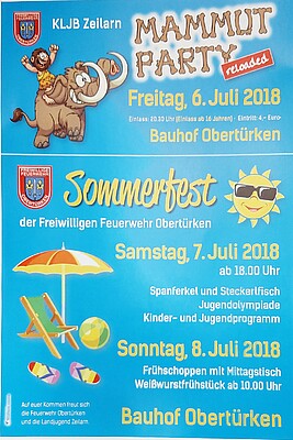 Banner MAMMUT PARTY reloaded