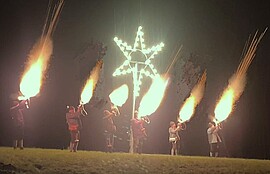 Banner Weihnachtsanschießen der Böllerschützen