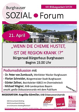 Banner WENN DIE CHEMIE HUSTET IST DIE REGION KRANK !?