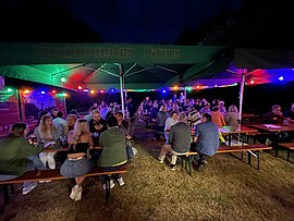 Banner Grillfest mit Hermann und Rupi