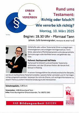 Banner Rund ums Testament