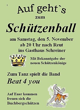 Banner Schützenball