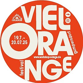 Banner Viel Orange Festival - 30 Jahre Workshop Orange e. V.