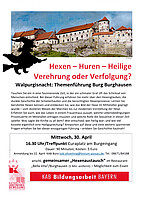 Logo Walpurgisnacht: Themenführung Burg Burghausen